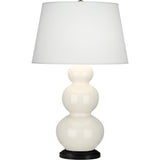 Robert Abbey (344X) 10" x 32.75" TRIPLE GOURD TABLE LAMP
