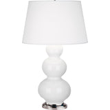 Robert Abbey (351X) 10" x 32.75" TRIPLE GOURD TABLE LAMP