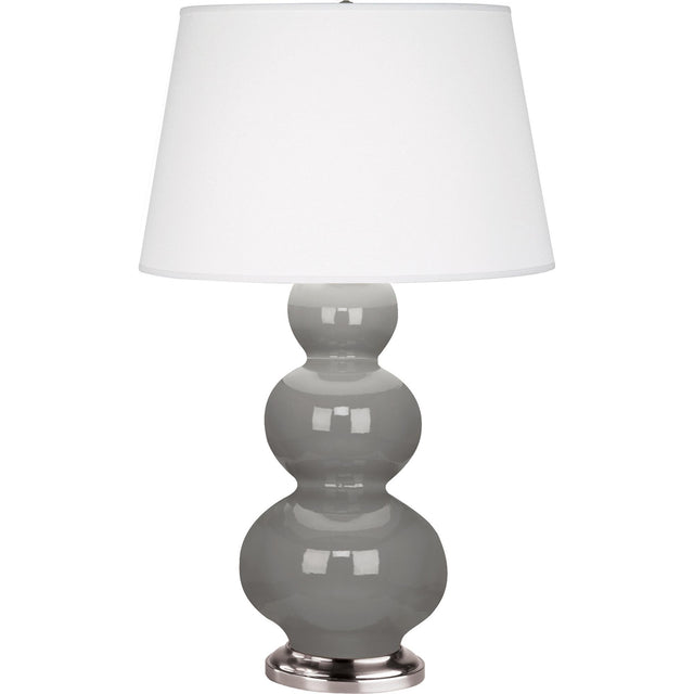 Robert Abbey (359X) 10" x 32.75" TRIPLE GOURD TABLE LAMP