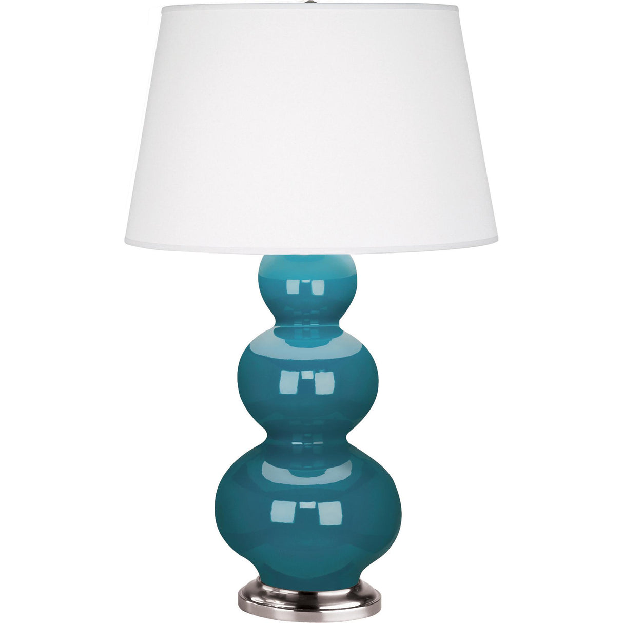 Robert Abbey (363X) 10" x 32.75" TRIPLE GOURD TABLE LAMP