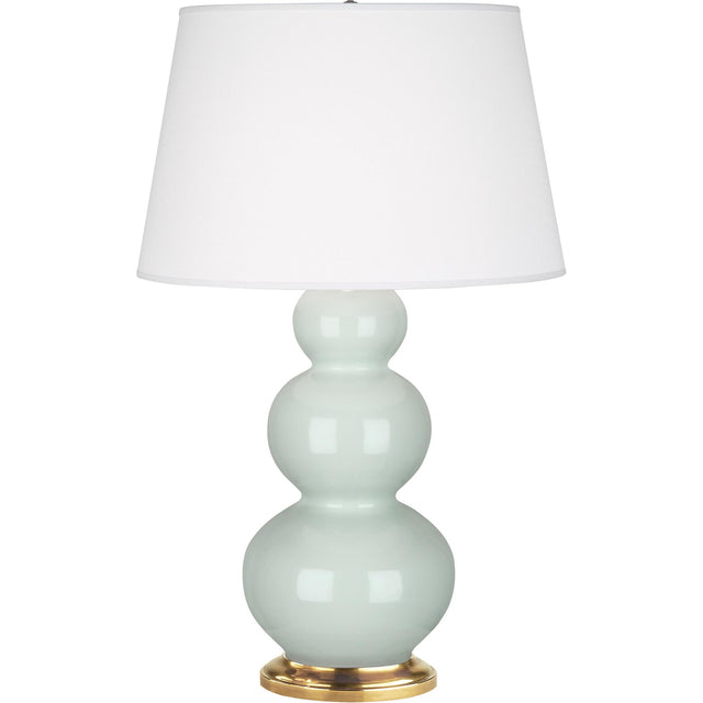Robert Abbey (369X) 10" x 32.75" TRIPLE GOURD TABLE LAMP