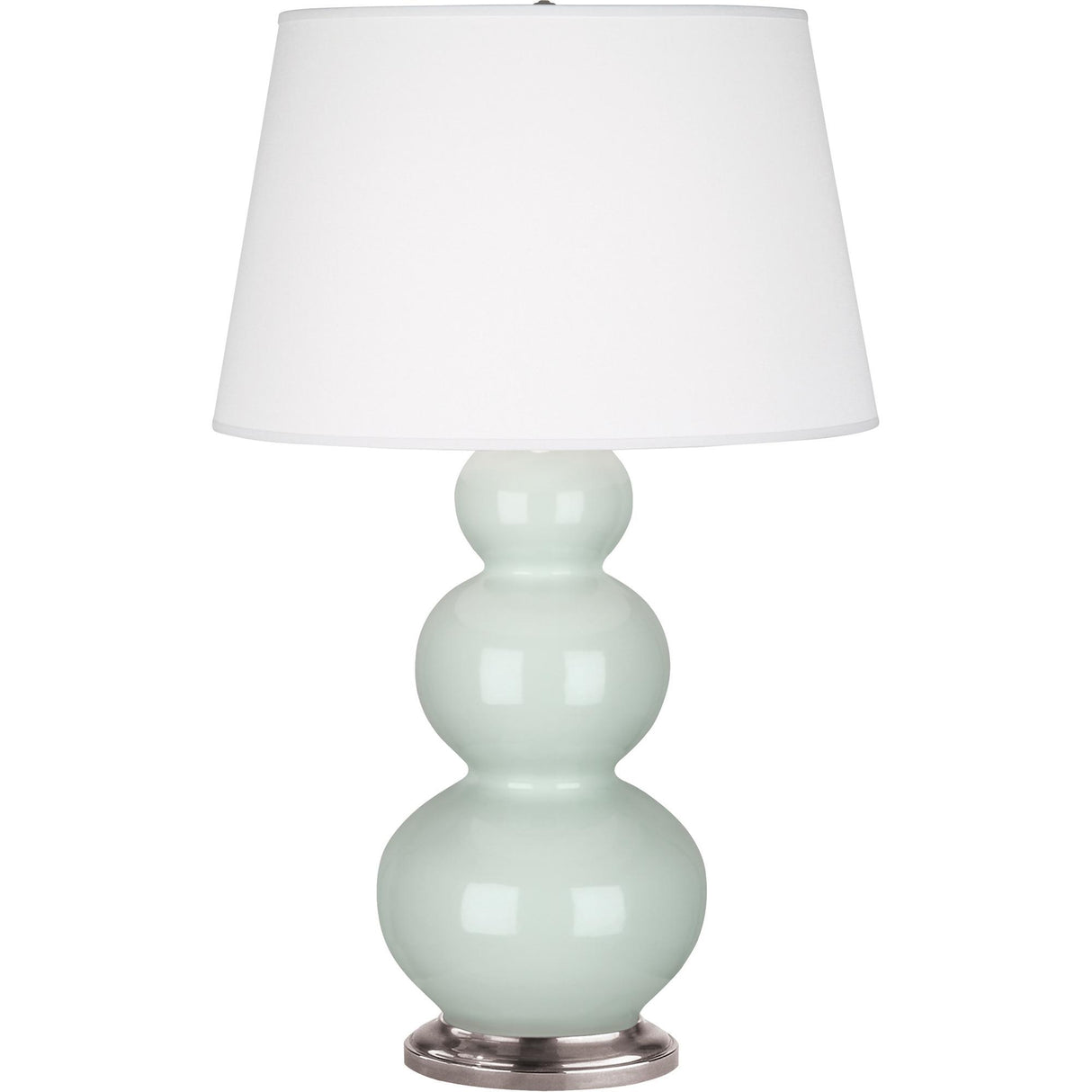 Robert Abbey (371X) 10" x 32.75" TRIPLE GOURD TABLE LAMP