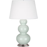 Robert Abbey (371X) 10" x 32.75" TRIPLE GOURD TABLE LAMP