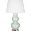 Robert Abbey (371X) 10" x 32.75" TRIPLE GOURD TABLE LAMP
