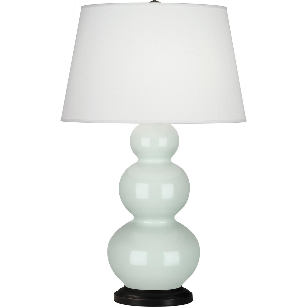 Robert Abbey (370X) 10" x 32.75" TRIPLE GOURD TABLE LAMP