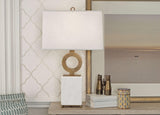 Robert Abbey (405) 6" x 28" OCULUS TABLE LAMP