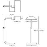 Robert Abbey (460) 0.88" x 16.25" KOLEMAN TABLE LAMP
