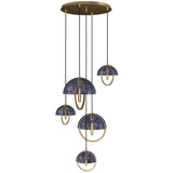 Robert Abbey (589) 30" x 30"-0" MAVISTEN EDITION COPERNICA PENDANT