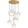 Robert Abbey (589WHT) 30" x 30" MAVISTEN EDITION COPERNICA PENDANT