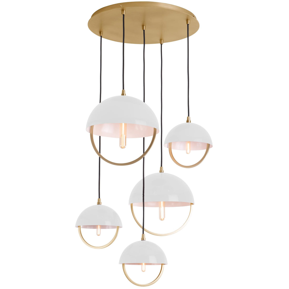 Robert Abbey (589WHT) 30" x 30" MAVISTEN EDITION COPERNICA PENDANT
