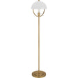 Robert Abbey (601WHT) 12.25" x 62"-0" MAVISTEN EDITION COPERNICA FLOOR LAMP