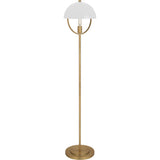 Robert Abbey (601WHT) 12.25" x 62"-0" MAVISTEN EDITION COPERNICA FLOOR LAMP