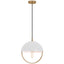 Robert Abbey (602WHT) 12.25" x 13" MAVISTEN EDITION COPERNICA PENDANT