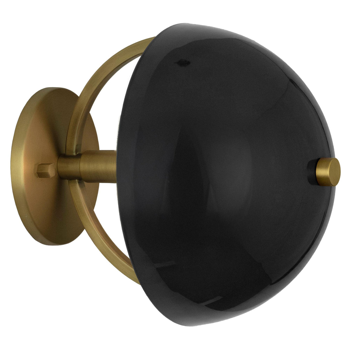 Robert Abbey (604BLK) 8.5" x 8.5" MAVISTEN EDITION COPERNICA WALL SCONCE