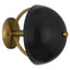 Robert Abbey (604BLK) 8.5" x 8.5" MAVISTEN EDITION COPERNICA WALL SCONCE