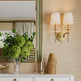 Robert Abbey (609C) 14.75" x 18" CRISTALLO WALL SCONCE