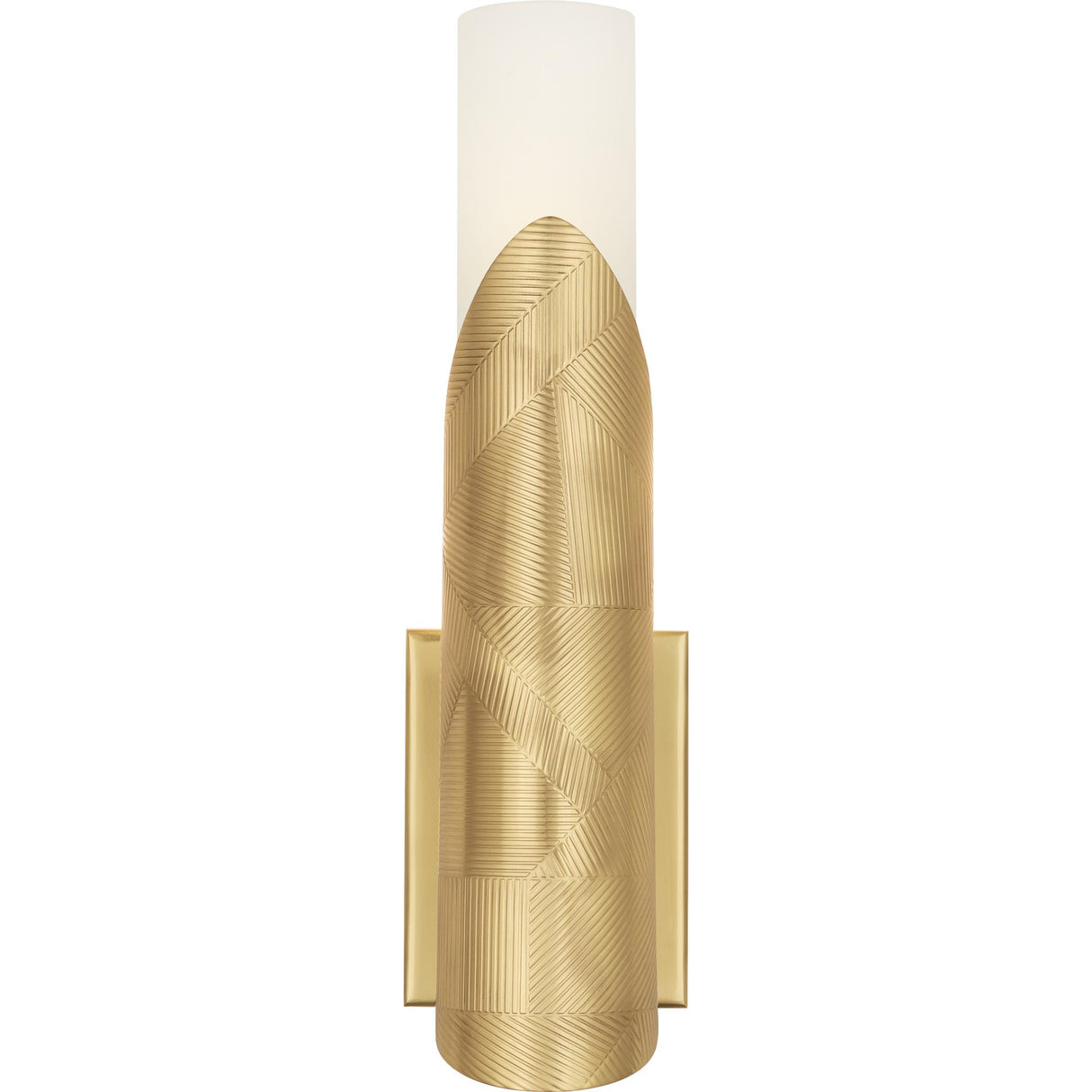 Robert Abbey (620) 4.5" x 16.5" MICHAEL BERMAN BRUT WALL SCONCE