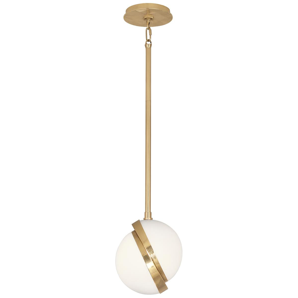 Robert Abbey (624) 7" x 8.5" MICHAEL BERMAN BRUT PENDANT