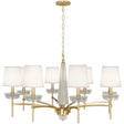 Robert Abbey (625C) 41" x 23.25" CRISTALLO CHANDELIER