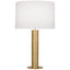 Robert Abbey (627) 7" x 28.75" MICHAEL BERMAN BRUT TABLE LAMP