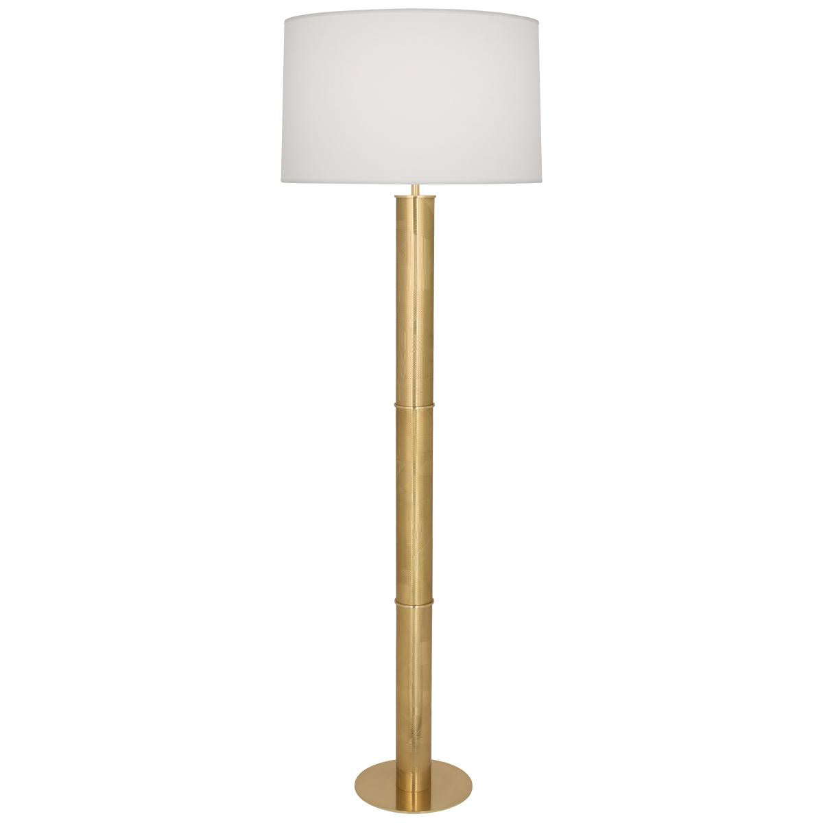 Robert Abbey (628) 10" x 62.25" MICHAEL BERMAN BRUT FLOOR LAMP