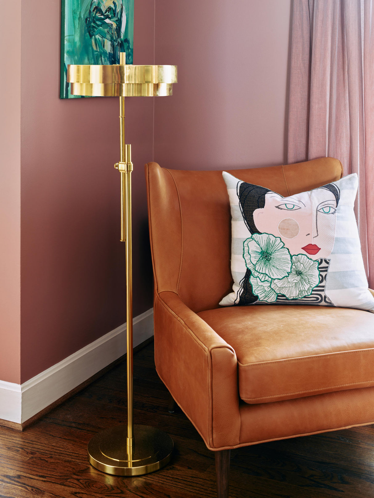 Robert Abbey (914) 13.5" x 43.75" ELLIOTT FLOOR LAMP
