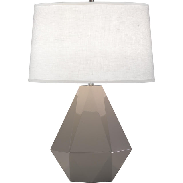 Robert Abbey (942) 10.25" x 22.5" DELTA TABLE LAMP