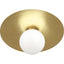 Robert Abbey (9875) 13" x 6" DAL FLUSHMOUNT