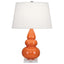 Robert Abbey (A282X) 7.25" x 24" SMALL TRIPLE GOURD ACCENT LAMP