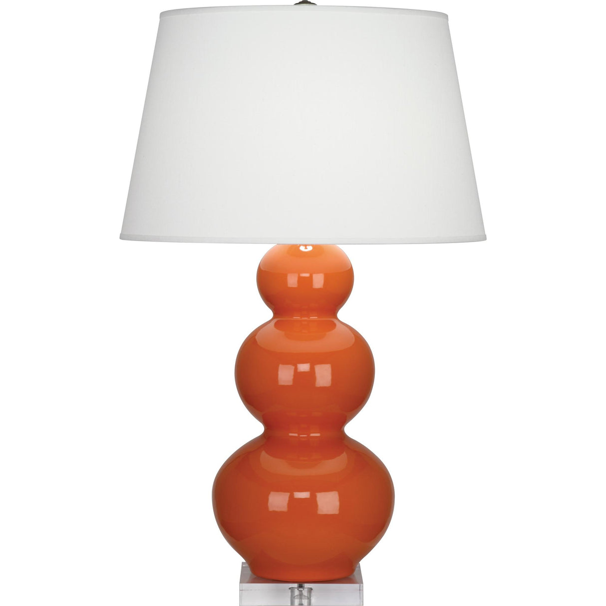 Robert Abbey (A352X) 10" x 33" TRIPLE GOURD TABLE LAMP