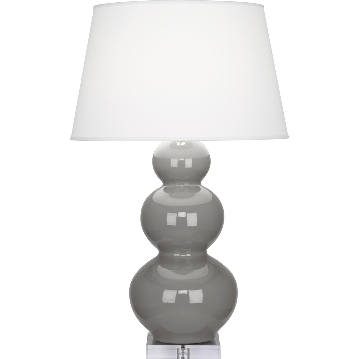 Robert Abbey (A359X) 10" x 33" TRIPLE GOURD TABLE LAMP