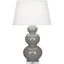 Robert Abbey (A359X) 10" x 33" TRIPLE GOURD TABLE LAMP