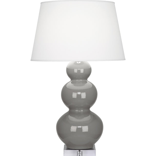 Robert Abbey (A359X) 10" x 33" TRIPLE GOURD TABLE LAMP