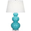 Robert Abbey (A362X) 10" x 33" TRIPLE GOURD TABLE LAMP