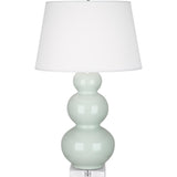 Robert Abbey (A371X) 10" x 33" TRIPLE GOURD TABLE LAMP