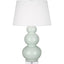 Robert Abbey (A371X) 10" x 33" TRIPLE GOURD TABLE LAMP