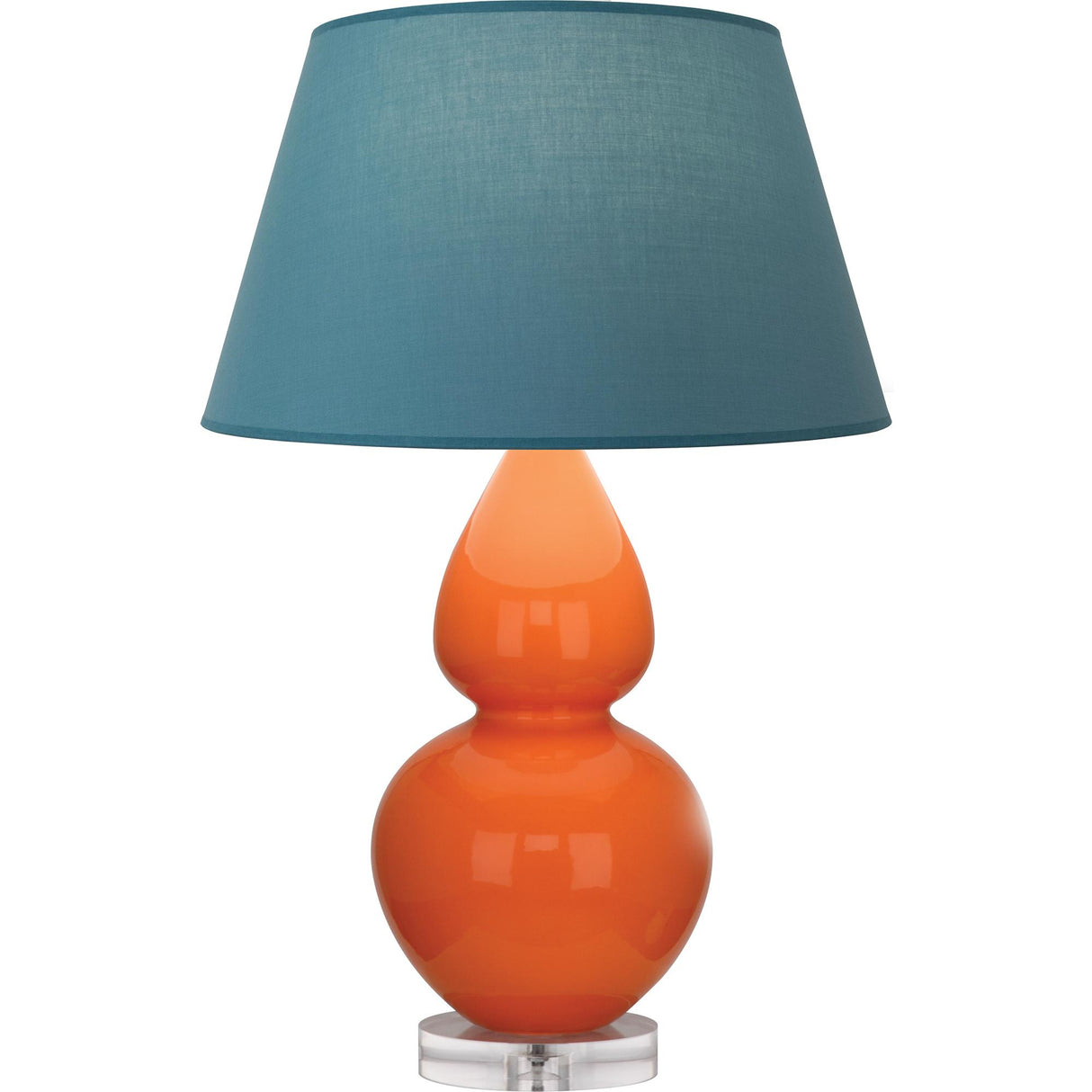 Robert Abbey (A675B) 9.5" x 30" DOUBLE GOURD TABLE LAMP