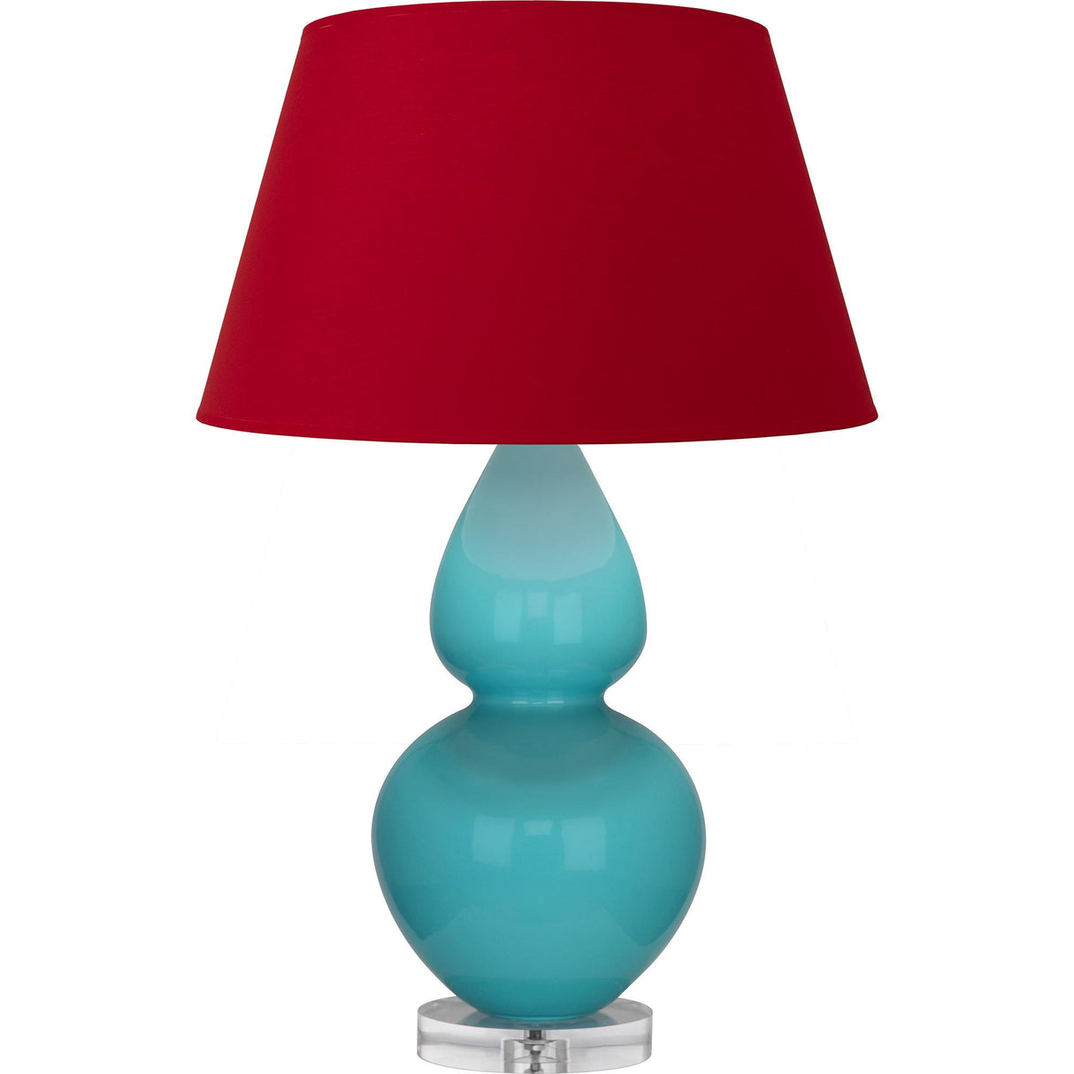 Robert Abbey (A741R) 9.5" x 30" DOUBLE GOURD TABLE LAMP