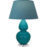 Robert Abbey (A753B) 9.5" x 30" DOUBLE GOURD TABLE LAMP