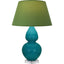 Robert Abbey (A753G) 9.5" x 30" DOUBLE GOURD TABLE LAMP