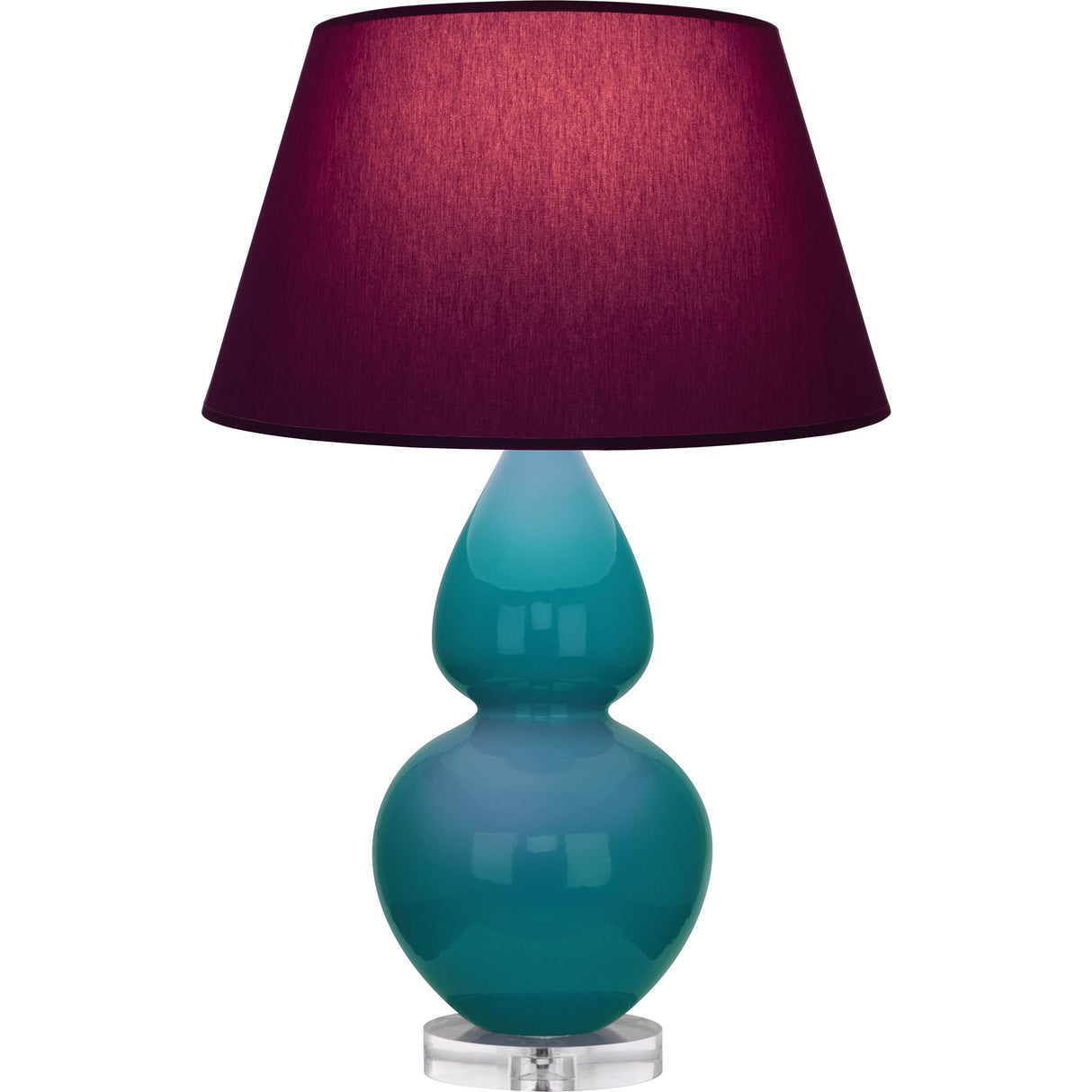Robert Abbey (A753P) 9.5" x 30" DOUBLE GOURD TABLE LAMP