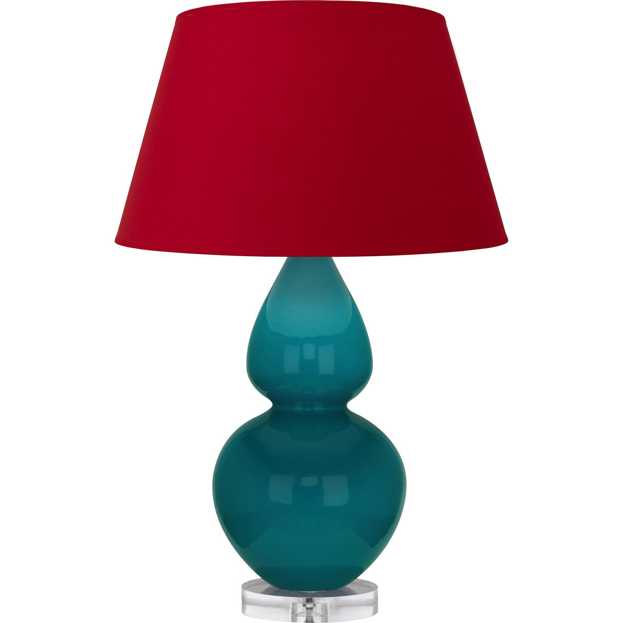 Robert Abbey (A753R) 9.5" x 30" DOUBLE GOURD TABLE LAMP