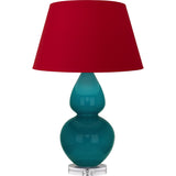 Robert Abbey (A753R) 9.5" x 30" DOUBLE GOURD TABLE LAMP