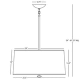Robert Abbey (A808) 25.5" x 14.5" PENELOPE PENDANT