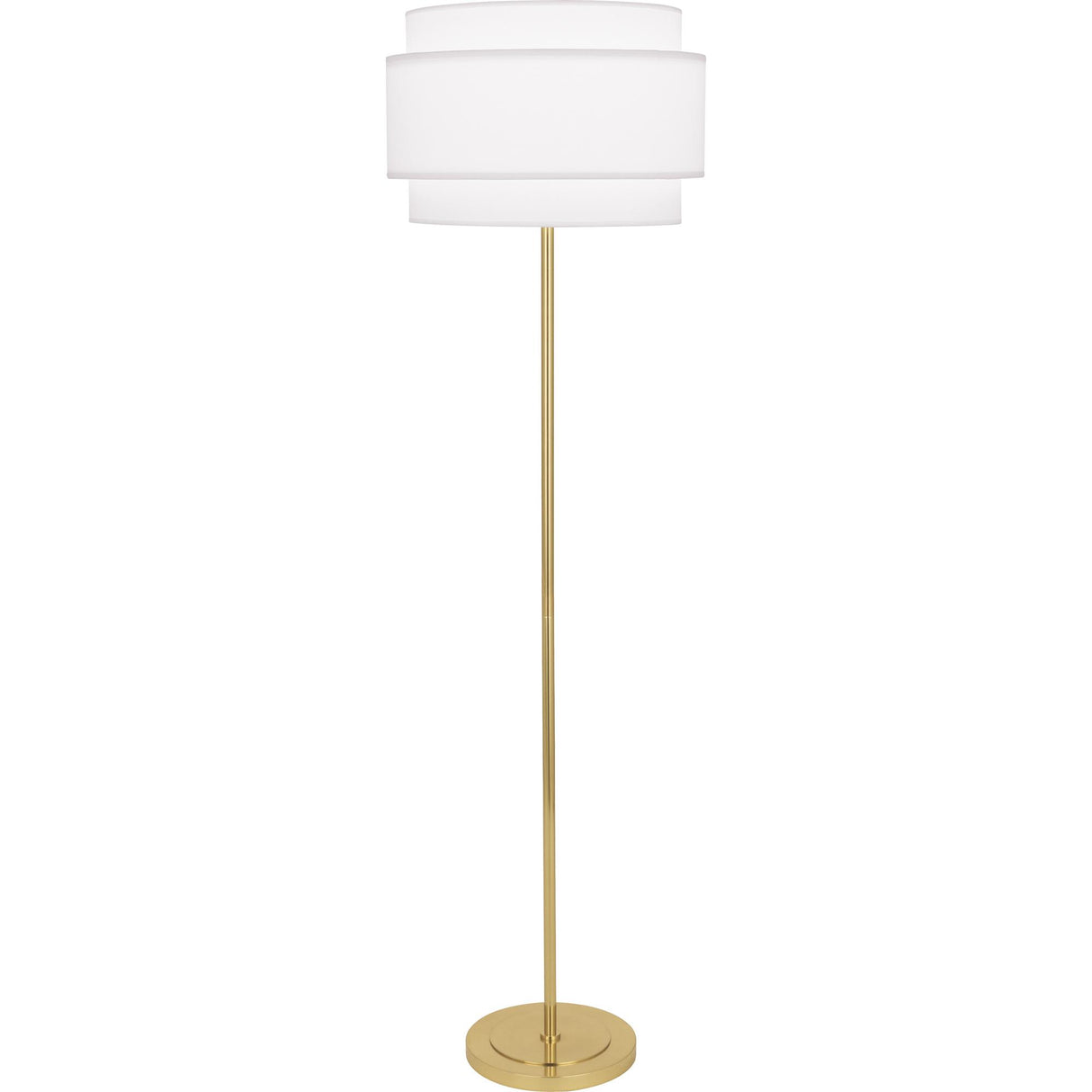 Robert Abbey (AW132) 10.5" x 62.63" DECKER FLOOR LAMP