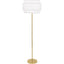 Robert Abbey (AW132) 10.5" x 62.63" DECKER FLOOR LAMP