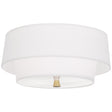 Robert Abbey (AW143) 17" x 9.5" DECKER FLUSHMOUNT