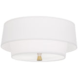 Robert Abbey (AW143) 17" x 9.5" DECKER FLUSHMOUNT