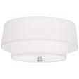 Robert Abbey (AW144) 17" x 9.5" DECKER FLUSHMOUNT