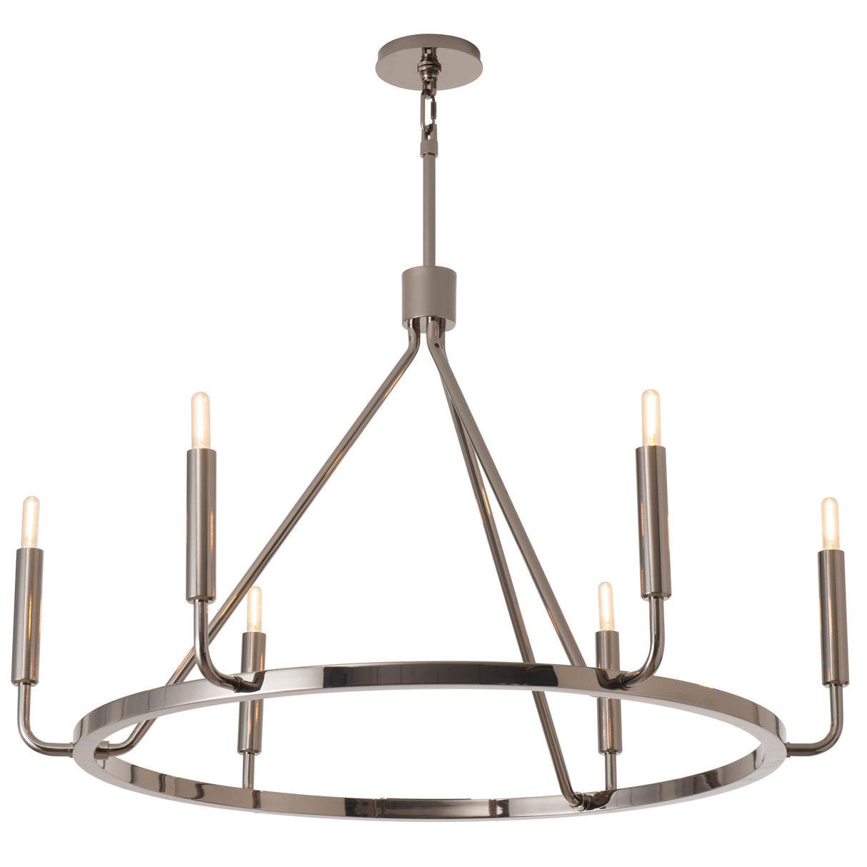 Robert Abbey (B1408) 37.5" x 23.5" MAVISTEN EDITION CARBONIA CHANDELIER